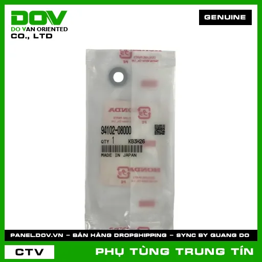 ĐỆM 8MM | 94102-080-00 | HONDA (CB1000R, CB300R, CB500F, CB500X, CBR150R, CBR500R, MSX 125, REBEL 1100, REBEL 300, REBEL 500, SUPER CUB C125, WINNER R, WINNER X) — 9410208000