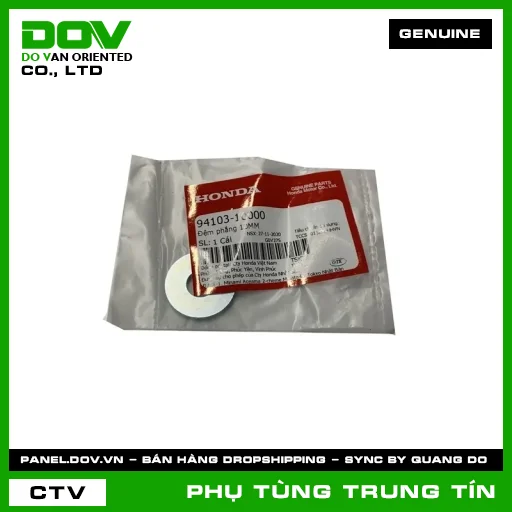 ĐỆM PHẲNG 10MM | 94103-100-00 | HONDA (CB250 NIGHTHAWK, DREAM 110, WINNER 150) — 9410310000