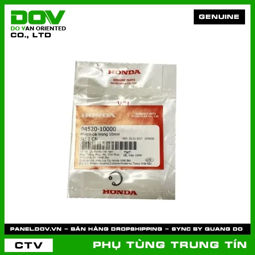 Phanh cài trong 10mm | 94520-100-00 | HONDA (SH 125/150) — 9452010000