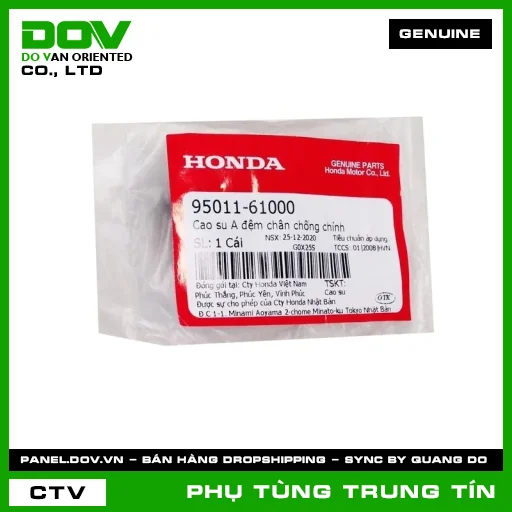 CAO SU A ĐỆM CHÂN CHỐNG CHÍNH | 95011-610-00 | HONDA (AIR BLADE 110, AIR BLADE 125, CB250 NIGHTHAWK, CLICK 110, VARIO 160, VISION 110) — 9501161000