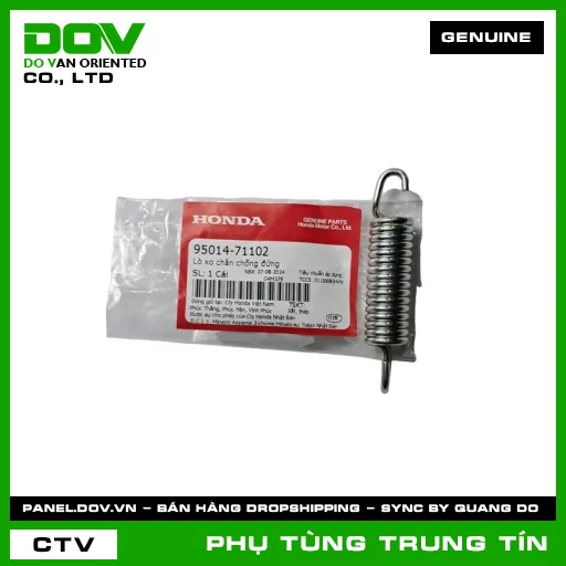 LÒ XO CHÂN CHỐNG ĐỨNG | 95014-711-02 | HONDA (BLADE 110, DREAM 110, FUTURE 125, FUTURE NEO, WAVE 100, WAVE ALPHA 110, WAVE RSX 110) — 9501471102