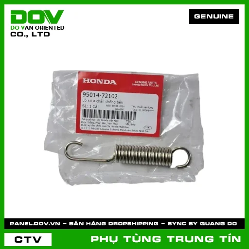 LÒ XO A CHÂN CHỐNG BÊN | 95014-721-02 | HONDA (AIR BLADE 110, AIR BLADE 125, AIR BLADE 125/150, AIR BLADE 125/160, BLADE 110, CBR150R, CLICK 110, DREAM 110, FUTURE 125, FUTURE NEO, ICON E, LEAD 125, MSX 125, PCX, SUPER CUB C125, SUPER DREAM, VARIO 160, VISION 110, WAVE 100, WAVE ALPHA, WAVE ALPHA 110, WAVE RSX 110) — 9501472102
