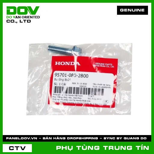 BU LÔNG 8X28 | 95701-080-2800 | HONDA (PCX, PCX 125) — 957010802800