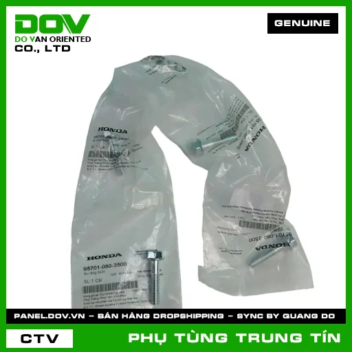 BU LÔNG 8X35 | 95701-080-3500 | HONDA (FUTURE NEO, MSX 125, SUPER DREAM, WAVE ALPHA 110) — 957010803500