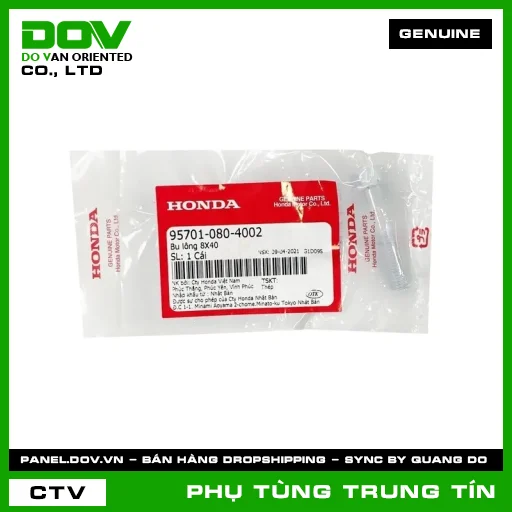 BU LÔNG 8X40 | 95701-080-4002 | HONDA (MSX 125) — 957010804002