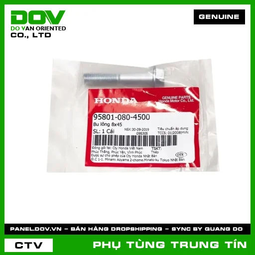 BU LÔNG 8X45 | 95801-080-4500 | HONDA (CB250 NIGHTHAWK, SH MODE) — 958010804500