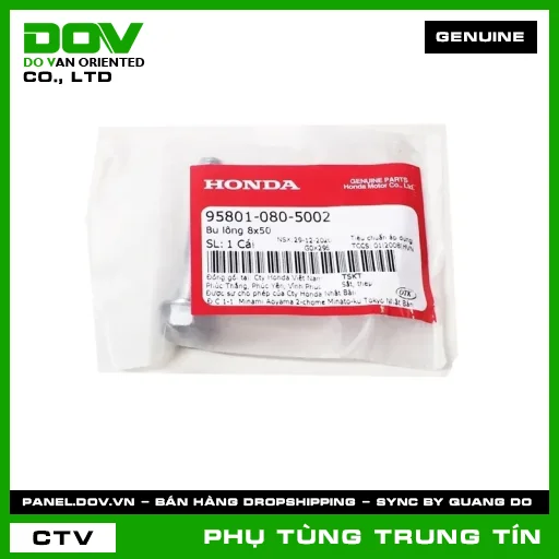 BU LÔNG 8X50 | 95801-080-5002 | HONDA (AIR BLADE 110) — 958010805002