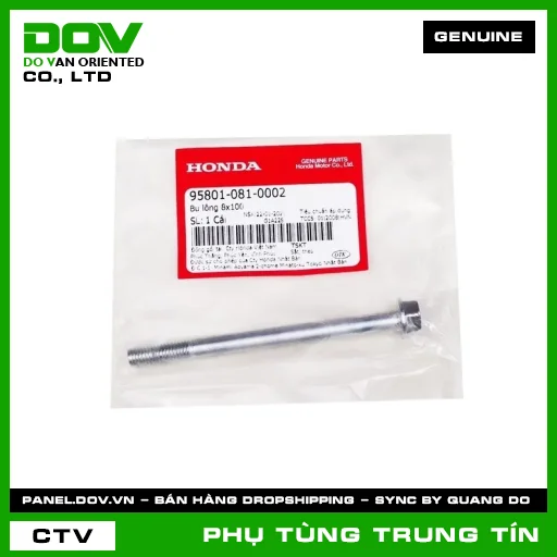 BU LÔNG 8X100 | 95801-081-0002 | HONDA (AIR BLADE 110) — 958010810002