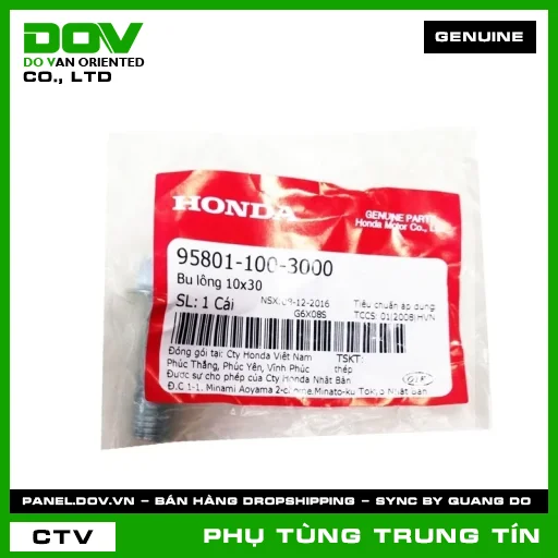 BU LÔNG 10X30 | 95801-100-3000 | HONDA (FUTURE 125) — 958011003000