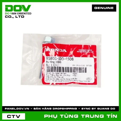 BU LÔNG 10X45 | 95801-100-4508 | HONDA (SUPER CUB C125, VARIO 160, VISION 110) — 958011004508