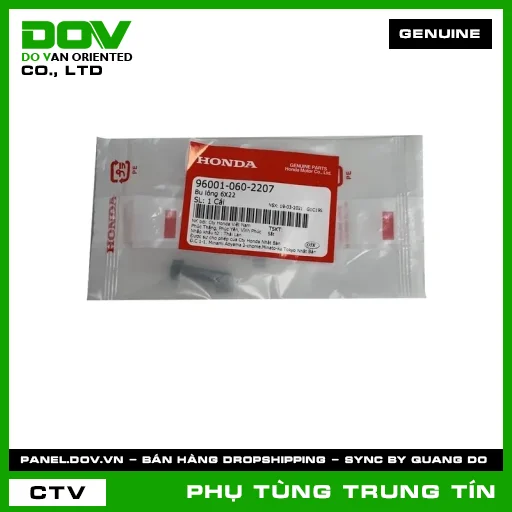 BU LÔNG 6X22 | 96001-060-2207 | HONDA (CB250 NIGHTHAWK, CB300R, CB350 H'NESS, ICON E, MSX 125, SH 125/150, SH 125/160, SH MODE, VARIO 160, VISION 110) — 960010602207