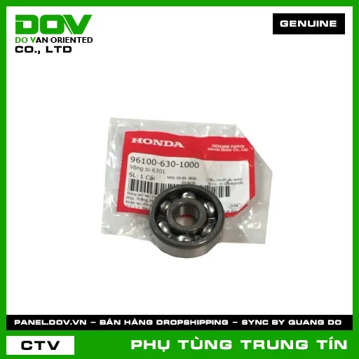 VÒNG BI 6301 | 96100-630-1000 | HONDA (AIR BLADE 110, CLICK 110, VISION 110) — 961006301000