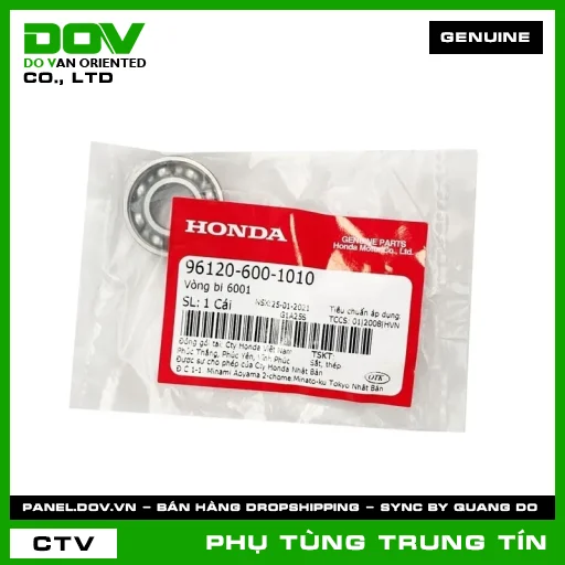 VÒNG BI 6001 | 96120-600-1010 | HONDA (SUPER DREAM) — 961206001010