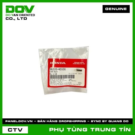 CHỐT 4X10 | 96220-401-00 | HONDA (SUPER DREAM, WAVE 100, WAVE ALPHA) — 9622040100
