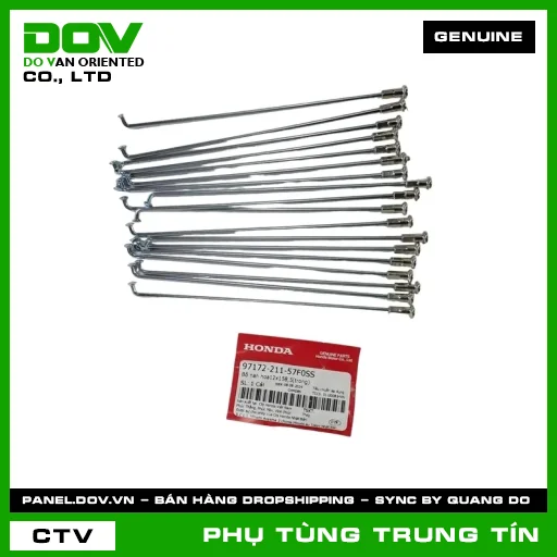 BỘ NAN HOA12X158,5(TRONG) | 97172-211-57F0SS | HONDA — 9717221157F0SS