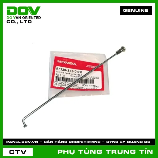 Nan hoa ngoài A11x183.5 | 97338-312-07F0 | HONDA (FUTURE 125, WAVE ALPHA, WAVE RSX 110) — 9733831207F0