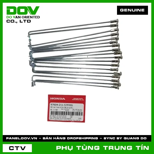 BỘ NAN HOA A10X158,5(NGOÀI) | 97604-211-57F0SS | HONDA — 9760421157F0SS