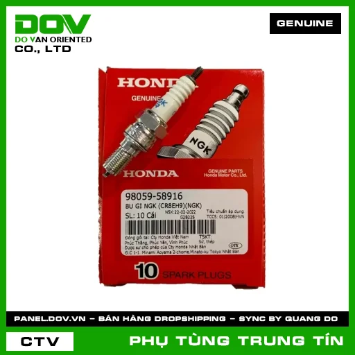 BU GI NGK (CR8EH9)(NGK) | 98059-589-16 | HONDA (AIR BLADE 110, SH 125/150) — 9805958916