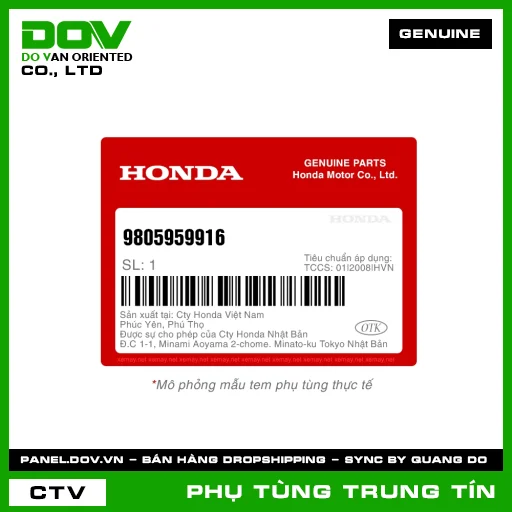 BUGI (CR9EH-9) | 98059-599-16 | HONDA (CB650F) — 9805959916