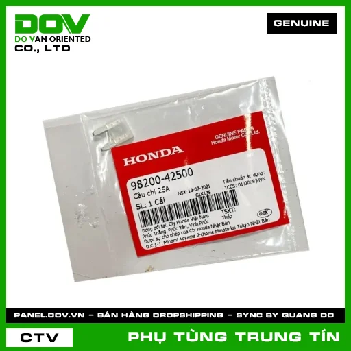 CẦU CHÌ 25A | 98200-425-00 | HONDA (AIR BLADE 125, AIR BLADE 125/150, LEAD 125, PCX, PCX 125, PCX 125/150, SH 125/150, SH MODE, VISION 110) — 9820042500