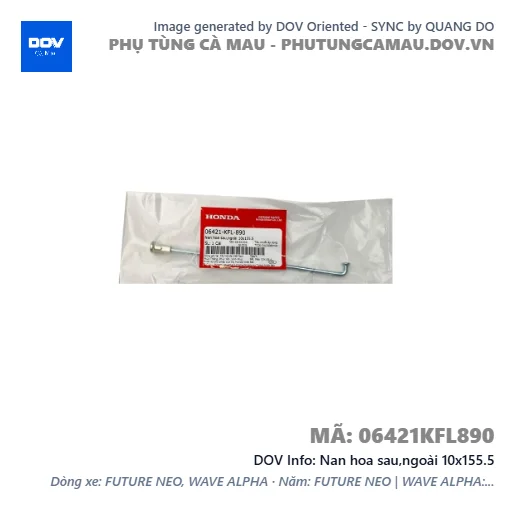 Nan hoa sau,ngoài 10x155.5  — 06421KFL890