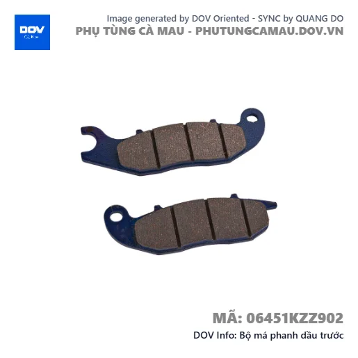 Bộ má phanh dầu trước  — 06451KZZ902