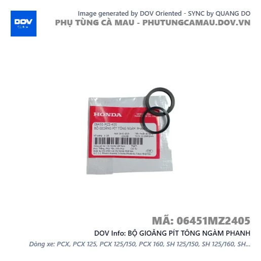 BỘ GIOĂNG PÍT TÔNG NGÀM PHANH — 06451MZ2405
