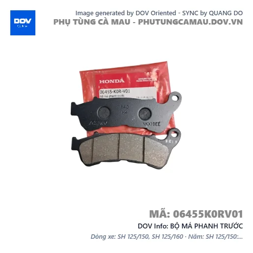 BỘ MÁ PHANH TRƯỚC  — 06455K0RV01