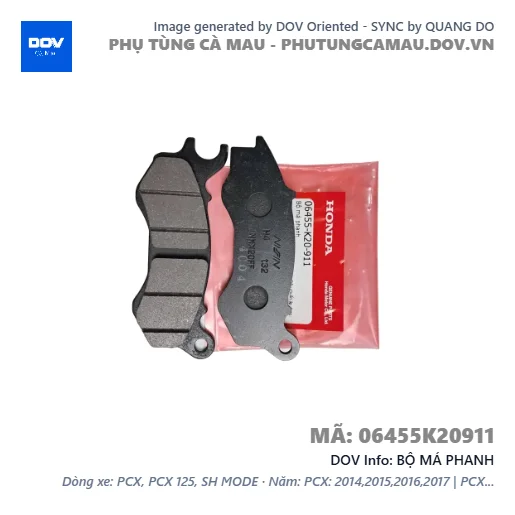 BỘ MÁ PHANH — 06455K20911