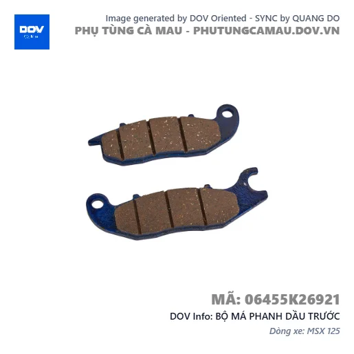 BỘ MÁ PHANH DẦU TRƯỚC — 06455K26921