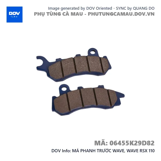 MÁ PHANH TRƯỚC WAVE, WAVE RSX 110 — 06455K29D82