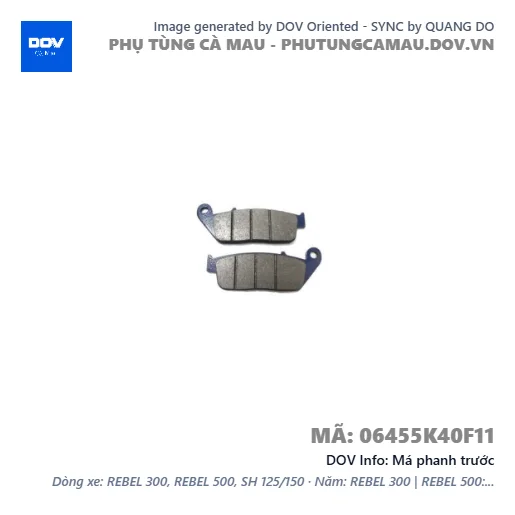 Má phanh trước  — 06455K40F11