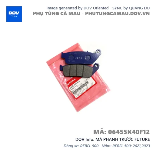 MÁ PHANH TRƯỚC FUTURE — 06455K40F12