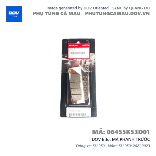 MÁ PHANH TRƯỚC  — 06455K53D01