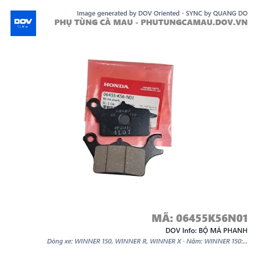 BỘ MÁ PHANH — 06455K56N01