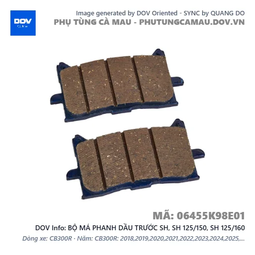 BỘ MÁ PHANH DẦU TRƯỚC SH, SH 125/150, SH 125/160 — 06455K98E01
