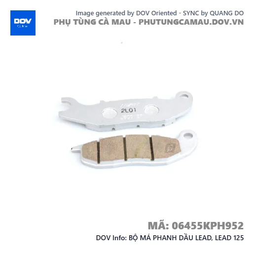 BỘ MÁ PHANH DẦU LEAD, LEAD 125 — 06455KPH952