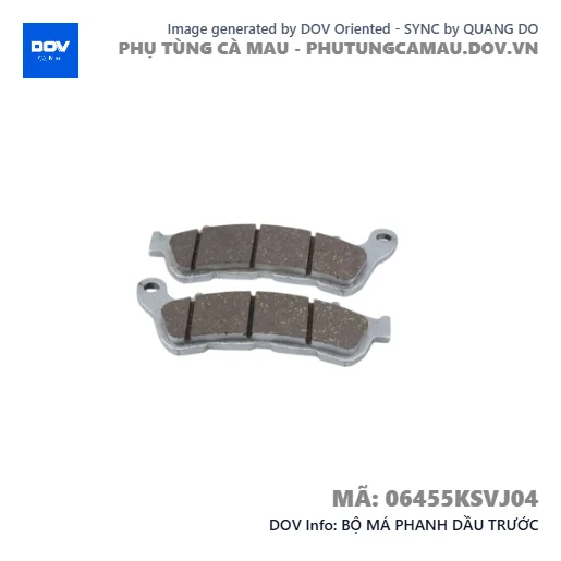 BỘ MÁ PHANH DẦU TRƯỚC — 06455KSVJ04