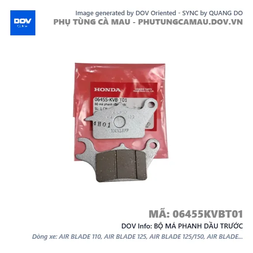 BỘ MÁ PHANH DẦU TRƯỚC  — 06455KVBT01