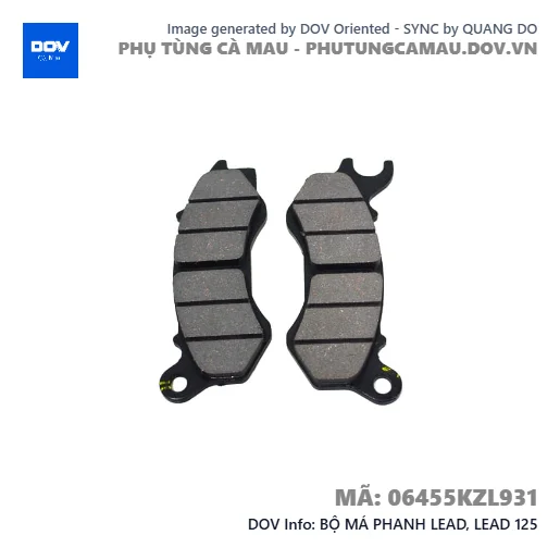 BỘ MÁ PHANH LEAD, LEAD 125 — 06455KZL931