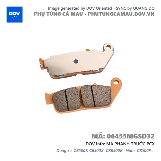 MÁ PHANH TRƯỚC PCX — 06455MGSD32