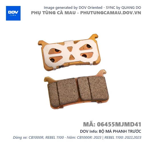 BỘ MÁ PHANH TRƯỚC  — 06455MJMD41