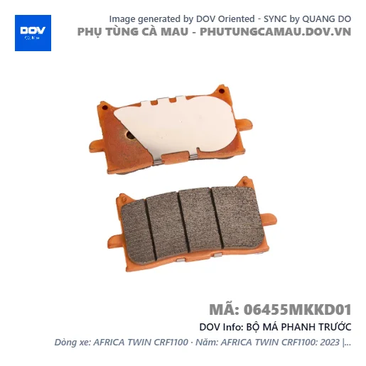 BỘ MÁ PHANH TRƯỚC — 06455MKKD01