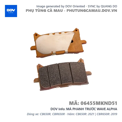 MÁ PHANH TRƯỚC WAVE ALPHA — 06455MKND51