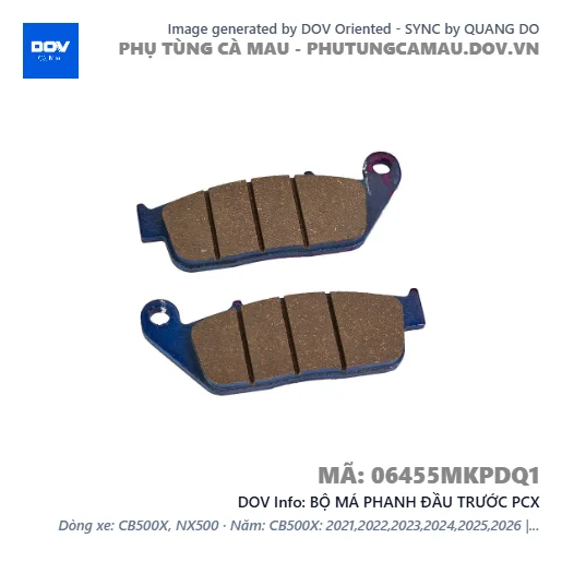 BỘ MÁ PHANH ĐẦU TRƯỚC PCX — 06455MKPDQ1