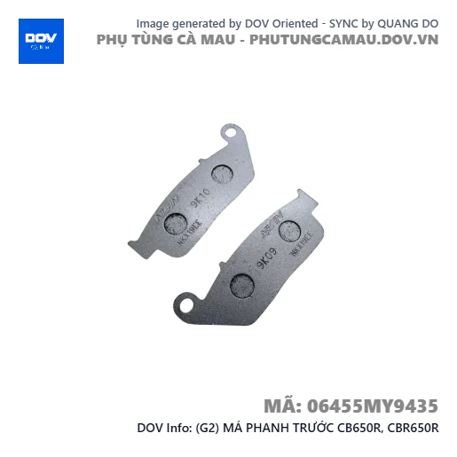 (G2) MÁ PHANH TRƯỚC CB650R, CBR650R — 06455MY9435