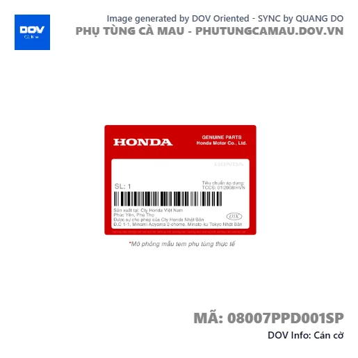 Cán cờ — 08007PPD001SP