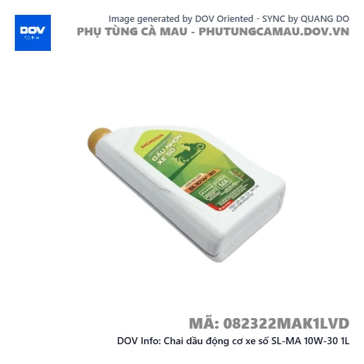 Chai dầu động cơ xe số SL-MA 10W-30 1L  — 082322MAK1LVD