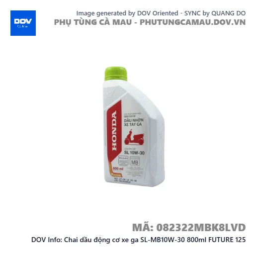 Chai dầu động cơ xe ga SL-MB10W-30 800ml FUTURE 125 — 082322MBK8LVD