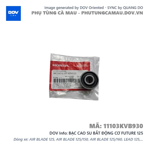 BẠC CAO SU BẮT ĐỘNG CƠ FUTURE 125 — 11103KVB930